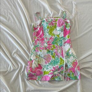 Lilly Pulitzer Pink and White Dress